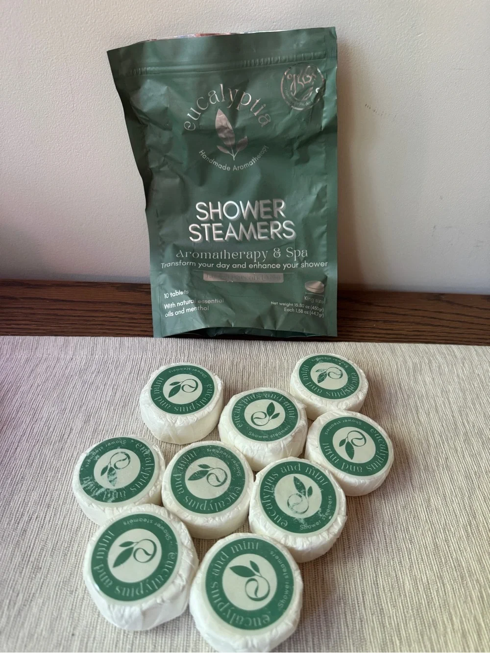 Eucalyptus Shower Steamers Aromatherapy Spa -set of 9